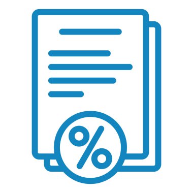 belge simgesi vektör illüstrasyonu