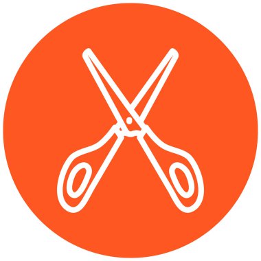 makas simgesi vektör illüstrasyonu