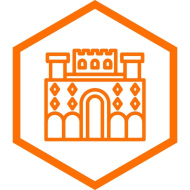 Yapı simgesinin vektör illüstrasyonu