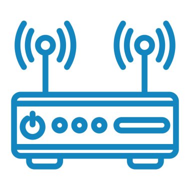 Yönlendirici. Web simgesi basit illüstrasyon