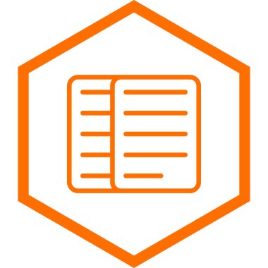 belge vektör simgesi modern basit illüstrasyon