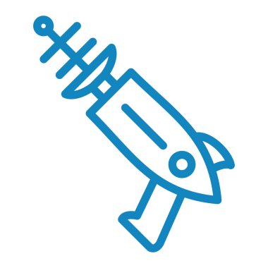 uydu vektörü ince çizgi simgesi