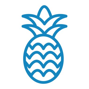 ananas vektör simgesi