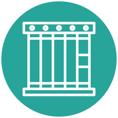 Modern b 'nin vektör illüstrasyonu eksik simgesi