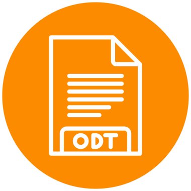 dosya biçimi simgesi, vektör illüstrasyonu