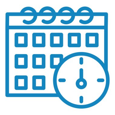 Takvim simgesi, vektör çizimi