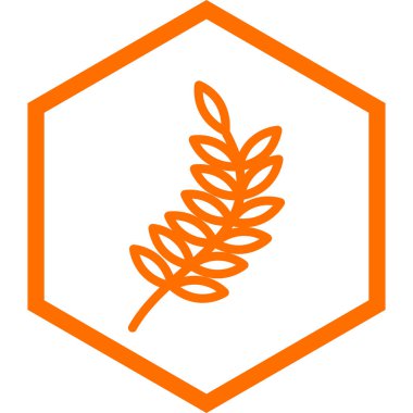 Buğday simgesi vektör illüstrasyonu