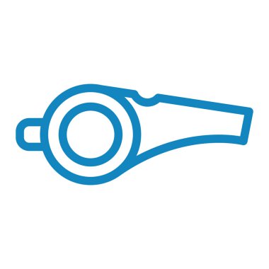 ıslık simgesi vektör illüstrasyonu