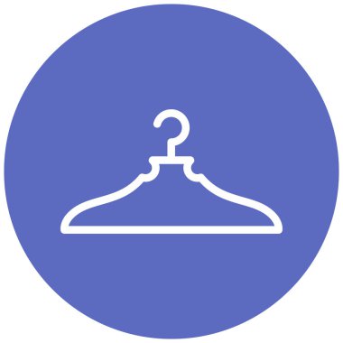 Askı. Web simgesi basit illüstrasyon