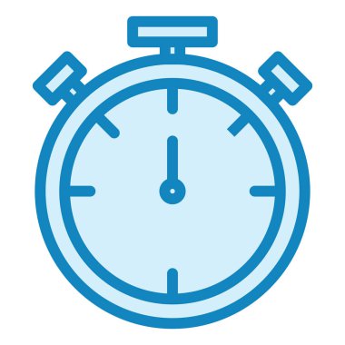 Kronometre Web simgesi vektör illüstrasyonu 
