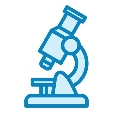 Mikroskop. Web simgesi basit tasarım