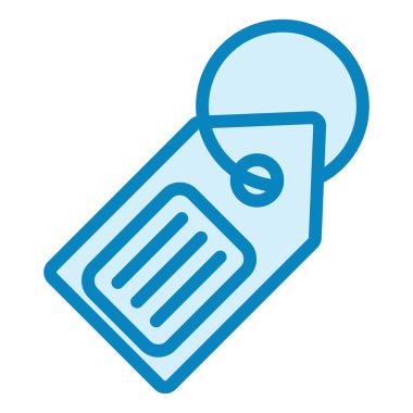 Etiket. Web simgesi basit tasarım 