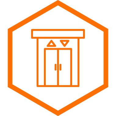 Modern b 'nin vektör illüstrasyonu çekmece simgesinden yoksun