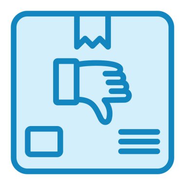 Ürün simgesi, vektör illüstrasyonu gibi değil