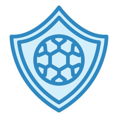  Futbol Rozeti Modern ikon vektör illüstrasyonu 