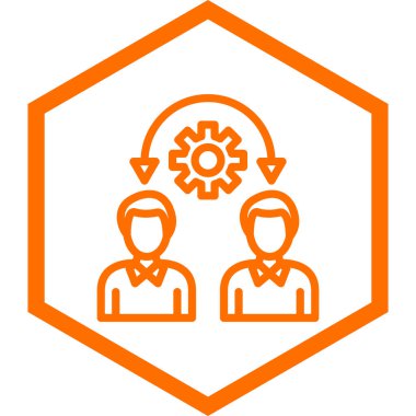 İş ve finans simgesinin vektör illüstrasyonu