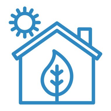 ev vektörü simgesi modern illüstrasyon