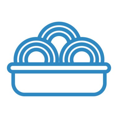 Gıda simgesinin vektör illüstrasyonu