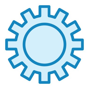 Ayarlar. Web simgesi basit illüstrasyon