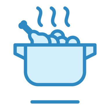 Güveç. Web simgesi basit illüstrasyon 