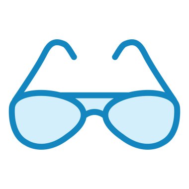 Güneş gözlüğü. Web simgesi basit illüstrasyon 