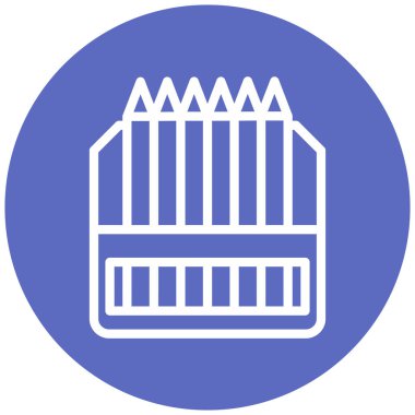 Çit. Web simgesi basit illüstrasyon