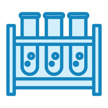 test tüpleri simge vektör illüstrasyonu 