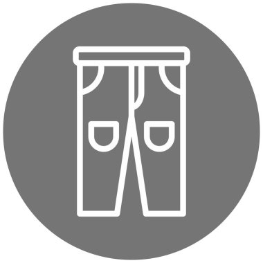 Havlu. Web simgesi basit illüstrasyon