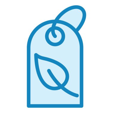 Etiket vektör illüstrasyonunu bırakır