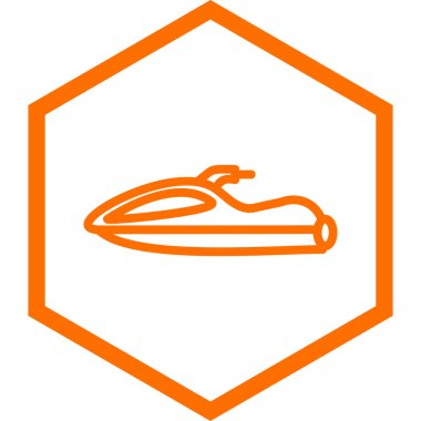 Bir kayak simgesinin çizimi