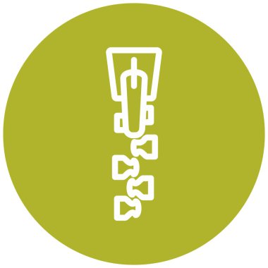 zip vektör simgesi web için düzenlenebilir çizgi simgeleri