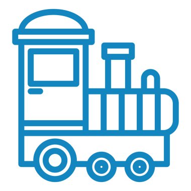 tren simgesi vektör illüstrasyonu