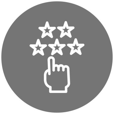 Yıldız. Web simgesi basit illüstrasyon