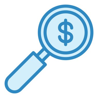 araştırma simge vektör çizim