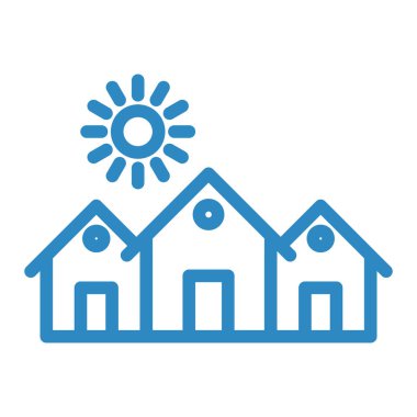 ev simgesi vektör illüstrasyonu