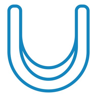 Bir ip simgesinin vektör illüstrasyonu