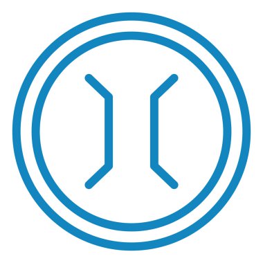 Yol işareti simgesinin vektör illüstrasyonu