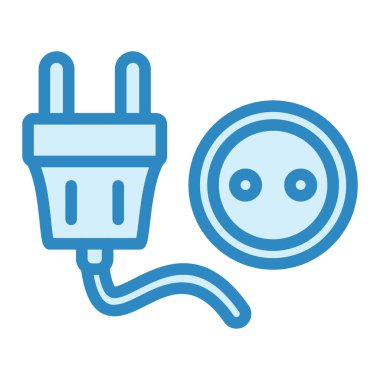 Tak vektör ince çizgi simgesi