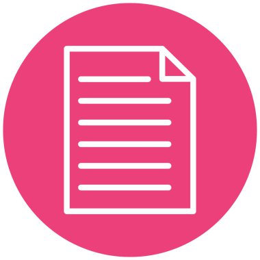 dosya belgesi. Basit resimleme