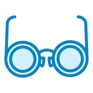 gözlük simgesi vektör illüstrasyonu