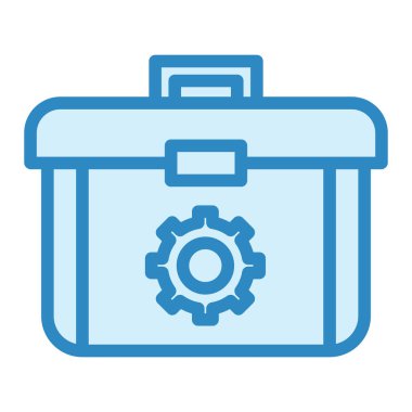 Alet çantası. Web simgesi basit illüstrasyon