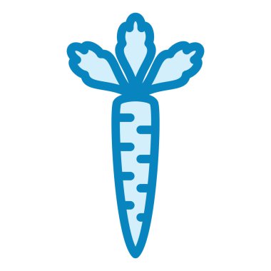 Havuç modern simge vektör illüstrasyonu 