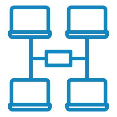 ağ paylaşımı. Basit resimleme