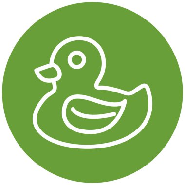 ördek vektör simgesi modern basit tasarım