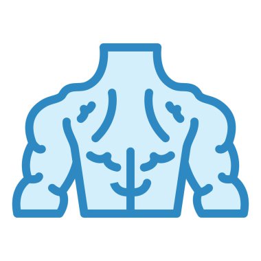 İnsan vücut simgesi vektörü. İnce çizgi işareti. izole edilmiş sınır sembolü çizimi