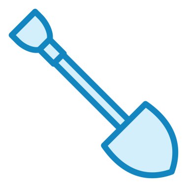 Modern simge vektör illüstrasyonunu kürekle  