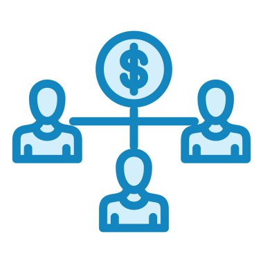 pazarlama vektörü ince çizgi simgesi