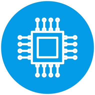 çip vektör simgesi modern basit tasarım