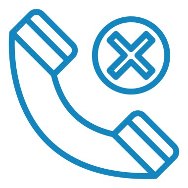 Telefon simgesi vektör illüstrasyonu