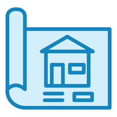 Ev. Web simgesi basit illüstrasyon